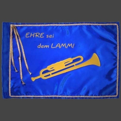 L Flagge: Ehre sei dem Lamm!