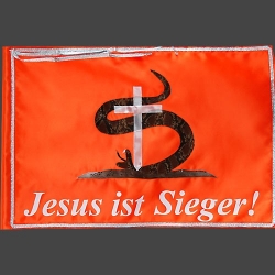 L Flagge: Jesus ist Sieger!