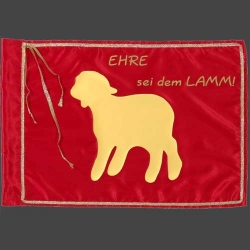 L Flagge: Ehre sei dem Lamm!