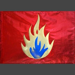 L Flagge Feuer