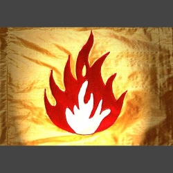 L Flagge Feuer