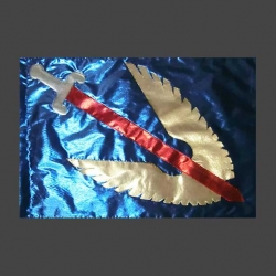 L Flagge Schwert