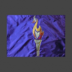 L Flagge Feuerfackel