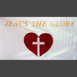 XL+ Flagge Jesus the glory