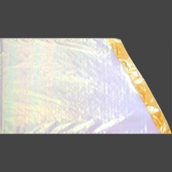 XL Flagge weiß/gold
