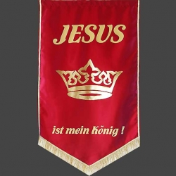 Banner: Jesus ist mein König!