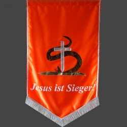 Banner: Jesus ist Sieger!