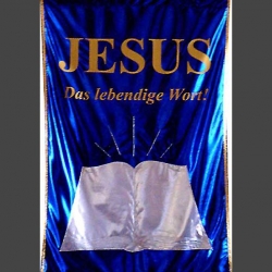 Banner: Jesus das lebendige...