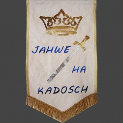 Banner: Jahwe ha kadosch